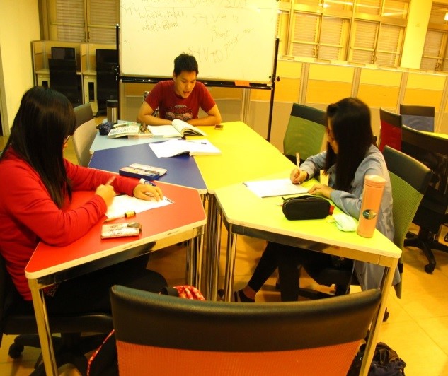 外語學習園區一角