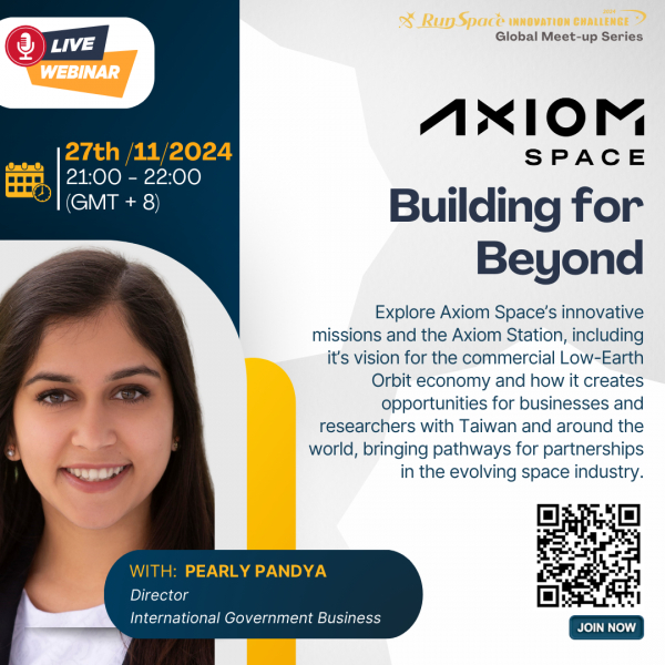 RunSpace x Axiom Space Global Meetup Series Webinar