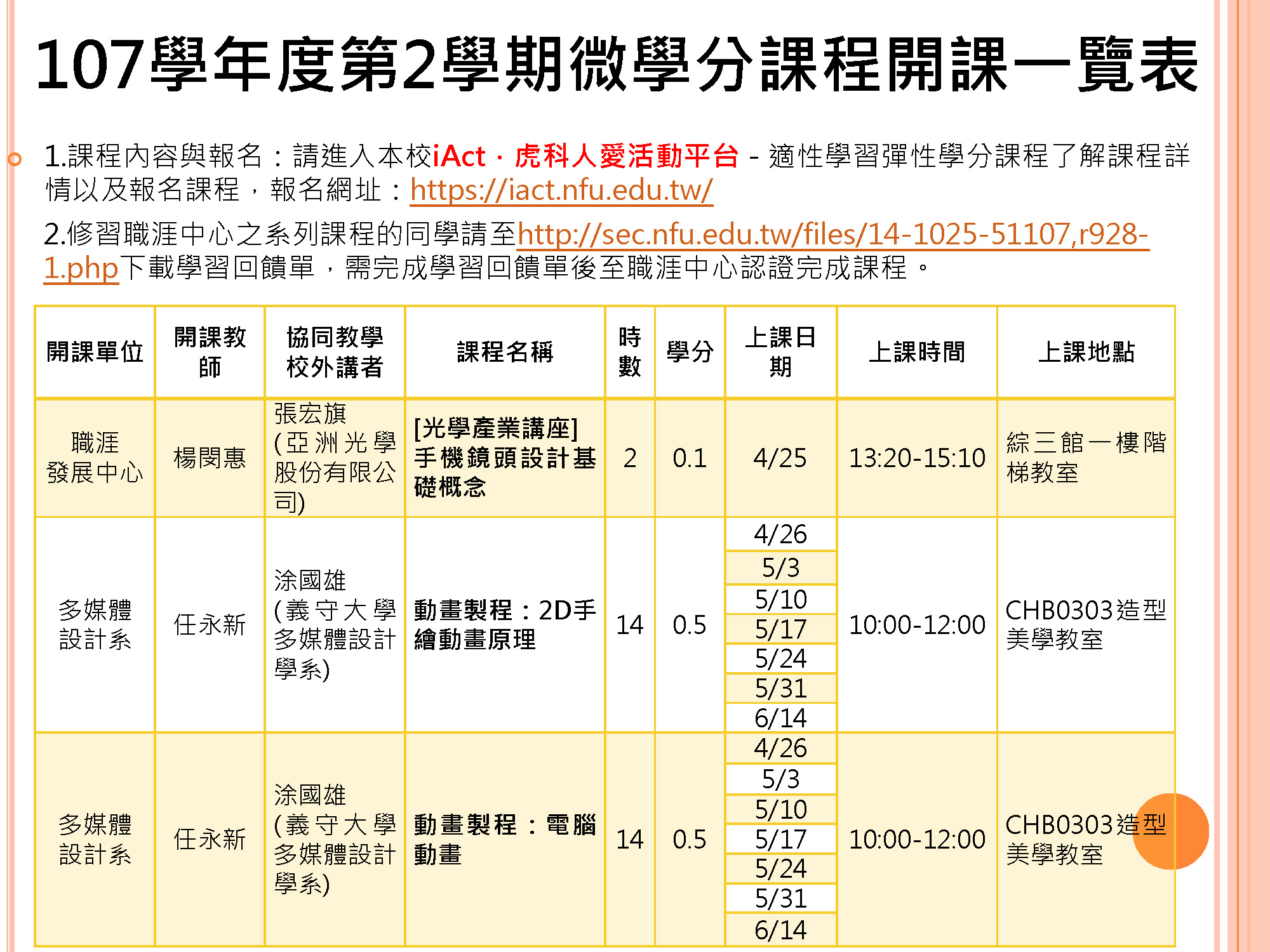 190423 網站公告 課程表 頁面 1