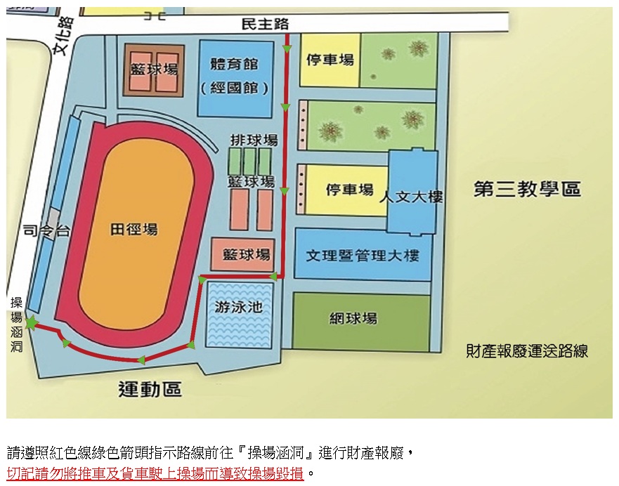 報廢品前往路線114